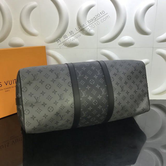 路易威登LV旅行包 M45392 Keepall Bandoulière50旅行袋 lv新款男士手提旅行箱包  ydh3778